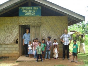 Dwayne and Eric with Cabar kids