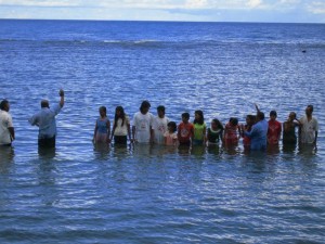 37 baptized from Bible study areas