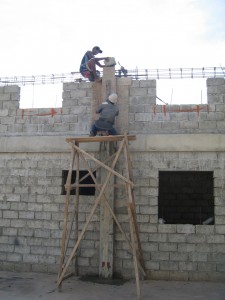 Hangar wall coming up