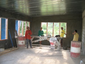 Finishing walls-2nd house