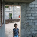 Looking into hangar