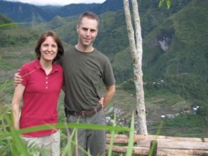 Dwayne and Wendy on a survey trip in the mountains of Luzon