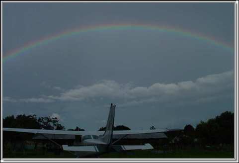 Bob loved to take rainbow pictures - God's promise to work all things together for good