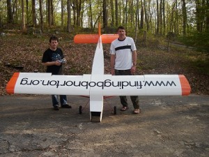 Top view of Drone Prototype